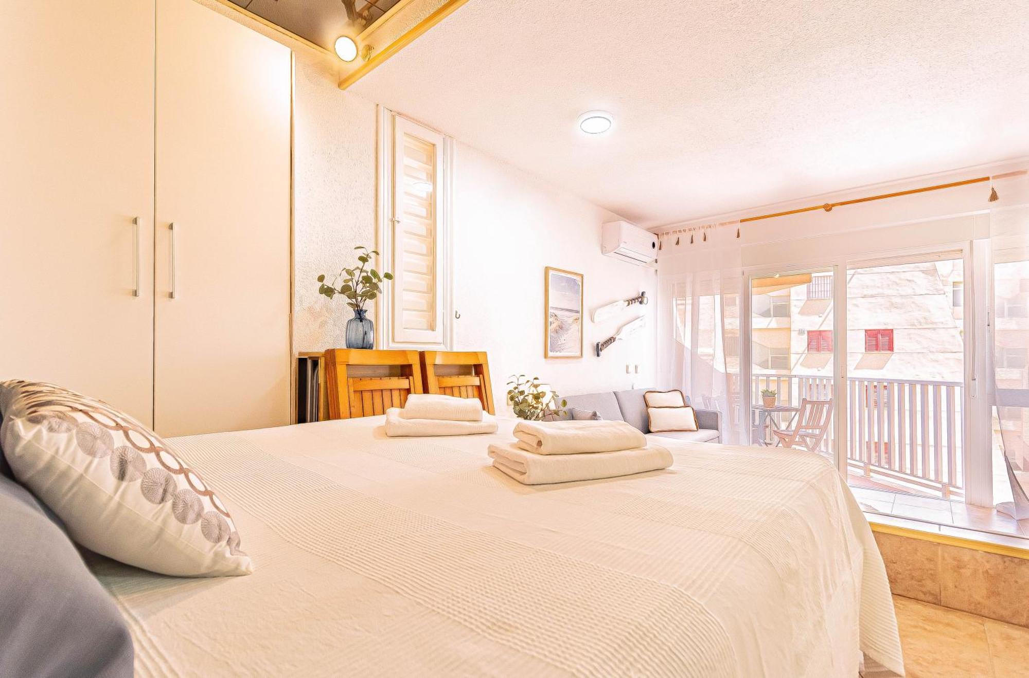 La Pecera - La Manga Del Mar Menor - Edificio Monaco - Kilometro 7 - Cama Plegable Y Sofa-Cama Apartment Luaran gambar