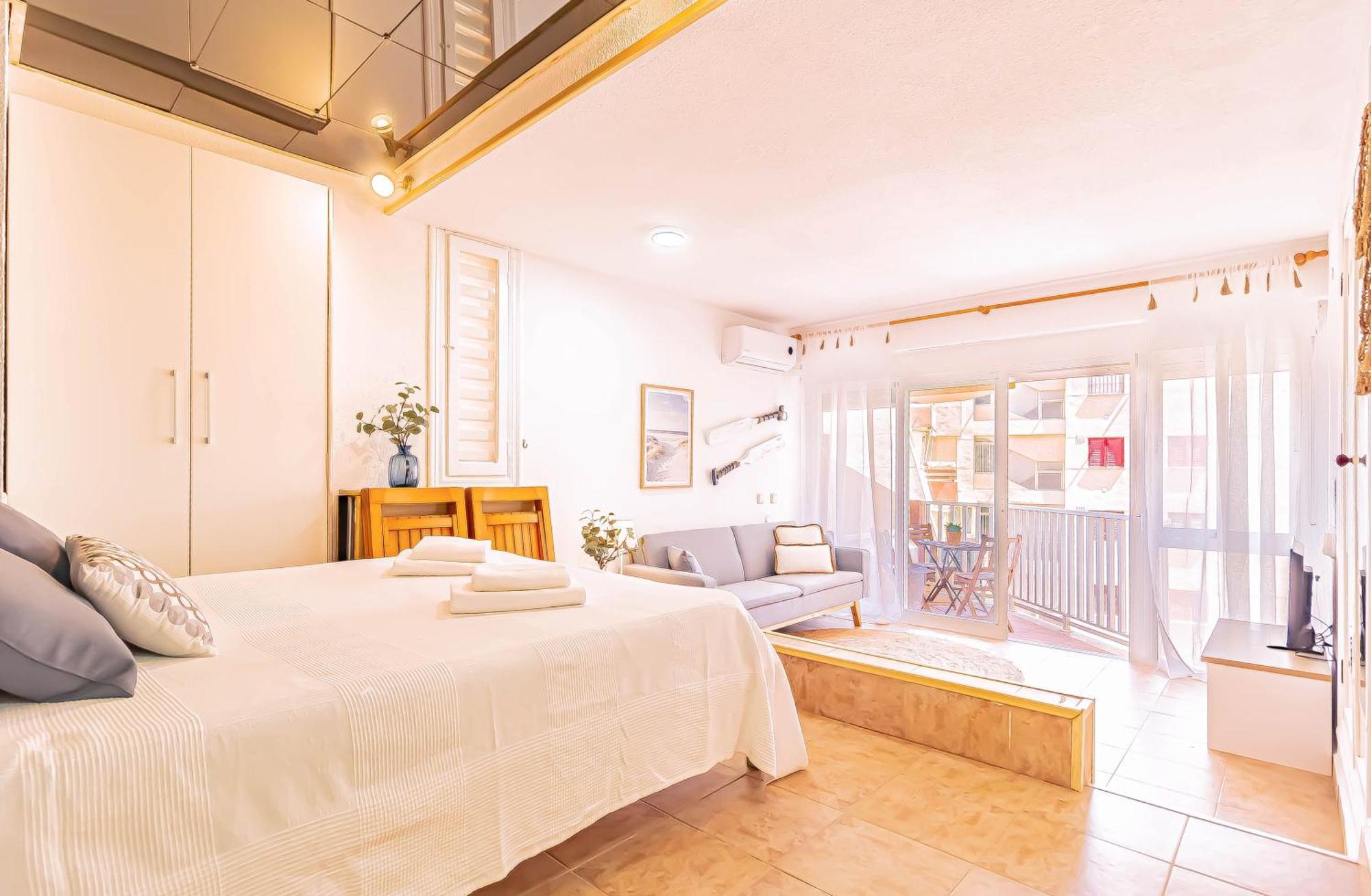 La Pecera - La Manga Del Mar Menor - Edificio Monaco - Kilometro 7 - Cama Plegable Y Sofa-Cama Apartment Luaran gambar