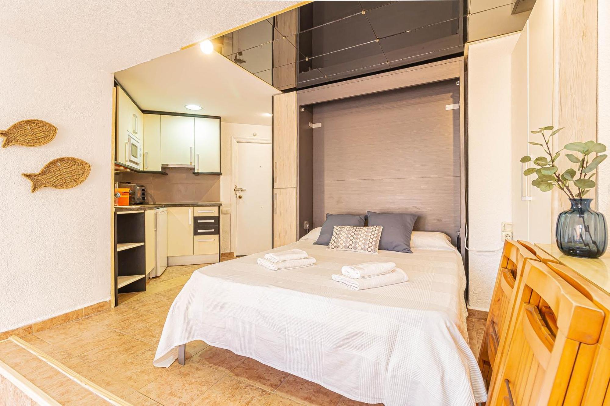 La Pecera - La Manga Del Mar Menor - Edificio Monaco - Kilometro 7 - Cama Plegable Y Sofa-Cama Apartment Luaran gambar