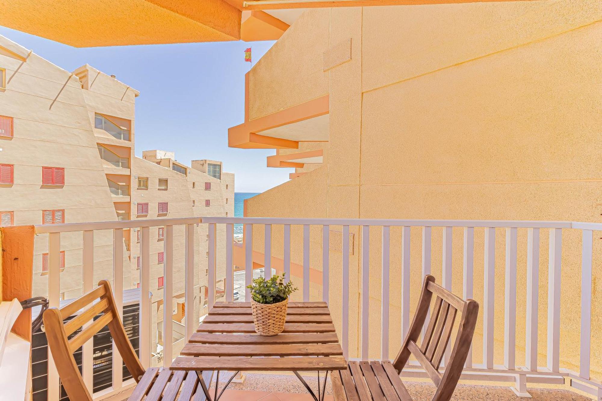 La Pecera - La Manga Del Mar Menor - Edificio Monaco - Kilometro 7 - Cama Plegable Y Sofa-Cama Apartment Luaran gambar