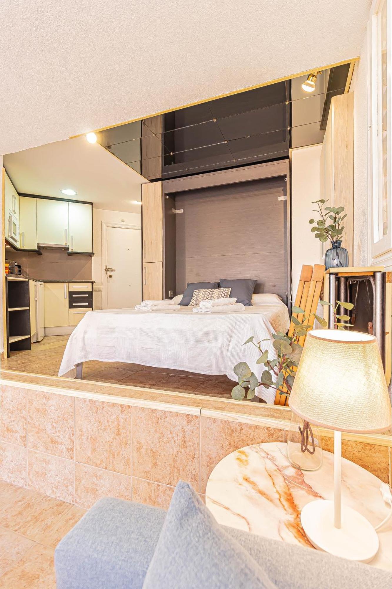 La Pecera - La Manga Del Mar Menor - Edificio Monaco - Kilometro 7 - Cama Plegable Y Sofa-Cama Apartment Luaran gambar