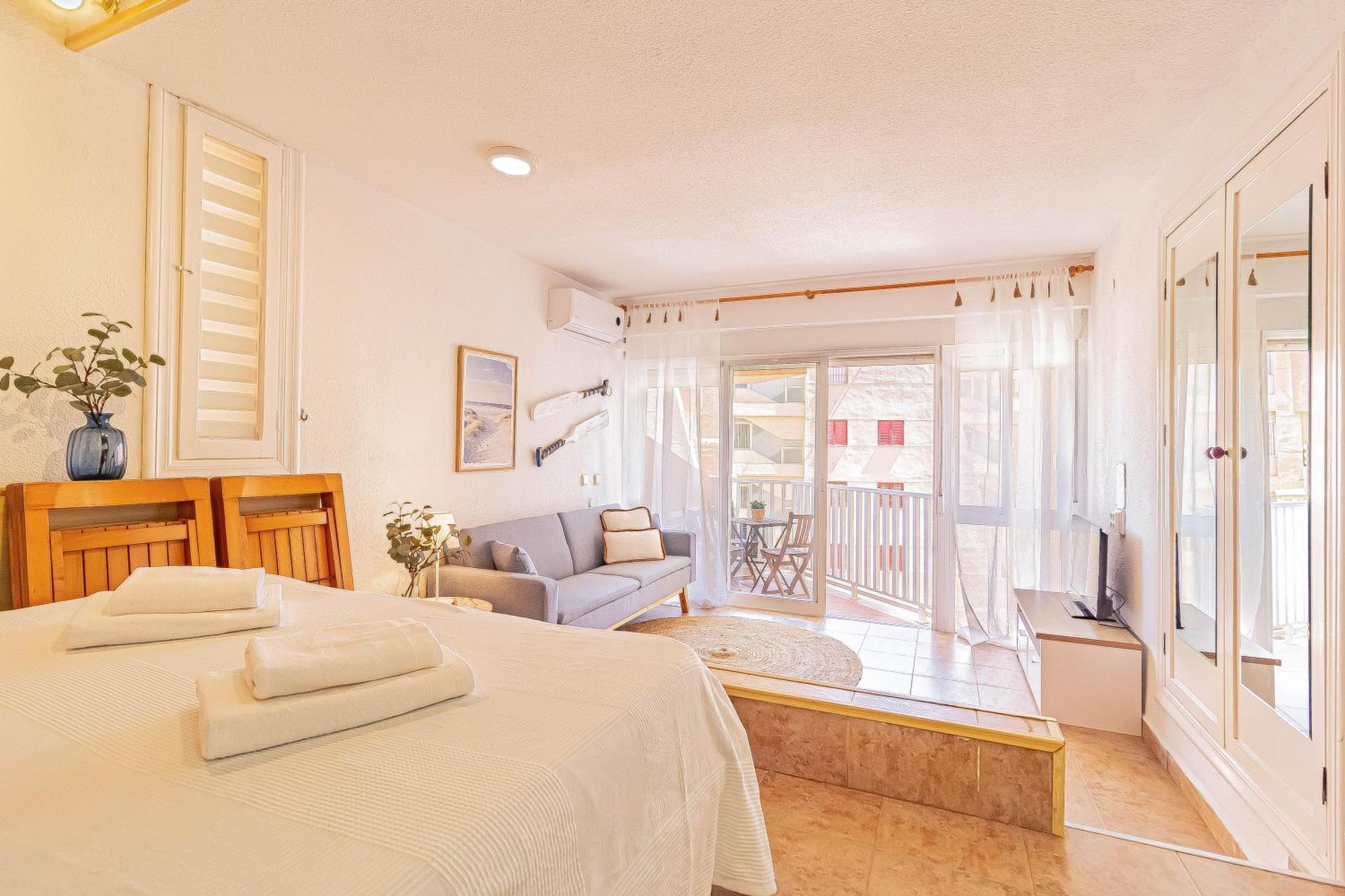 La Pecera - La Manga Del Mar Menor - Edificio Monaco - Kilometro 7 - Cama Plegable Y Sofa-Cama Apartment Luaran gambar